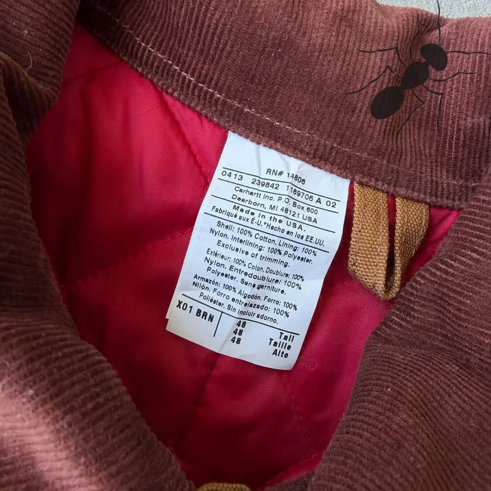 Carhartt brown cropped Detroit style work wear jacket - Picture 6 of 9